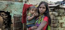 Chhatiya was forced into debt to pay private healthcare fees for her new-born son when the public clinic was unable to provide the care he needed. 60 million Indian are pushed into poverty because of healthcare every year. Photo: Atul Loke, Panos/Oxfam