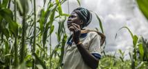 Fati Marmoussa, 26, lives with her 3 children and other 7 members of her family in Tafgo village, Burkina Faso. Foto: Pablo Tosco/Oxfam