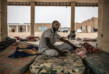 Amadou is 24 from Mali.He left his country in 2013, heading first to Burkina Faso, then to Niger, and via Arlit to Algeria. 