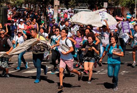 Demonstration in El Salvador